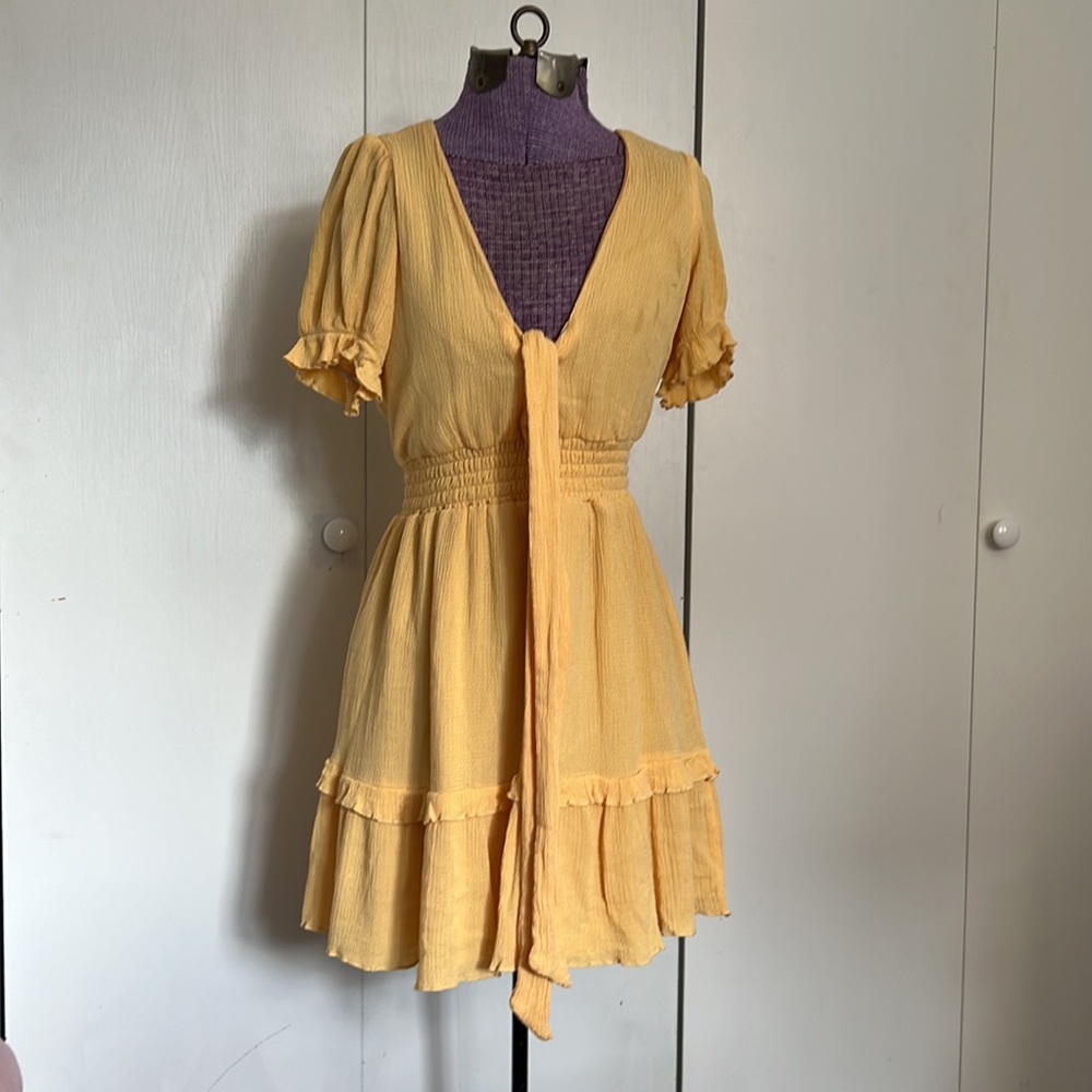 Yellow dress from one clothing LA